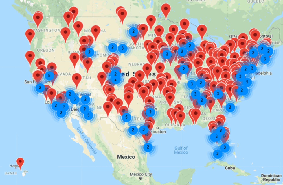 REM Interactive CO Map